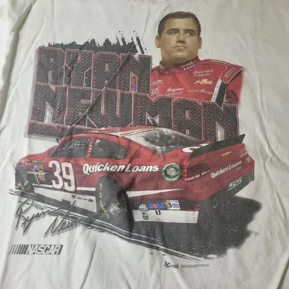 Ryan Newman  Chase‎ Authentics #39 Quicken Loans Sz XL Double Sided Graphic Tee - Picture 7 of 7